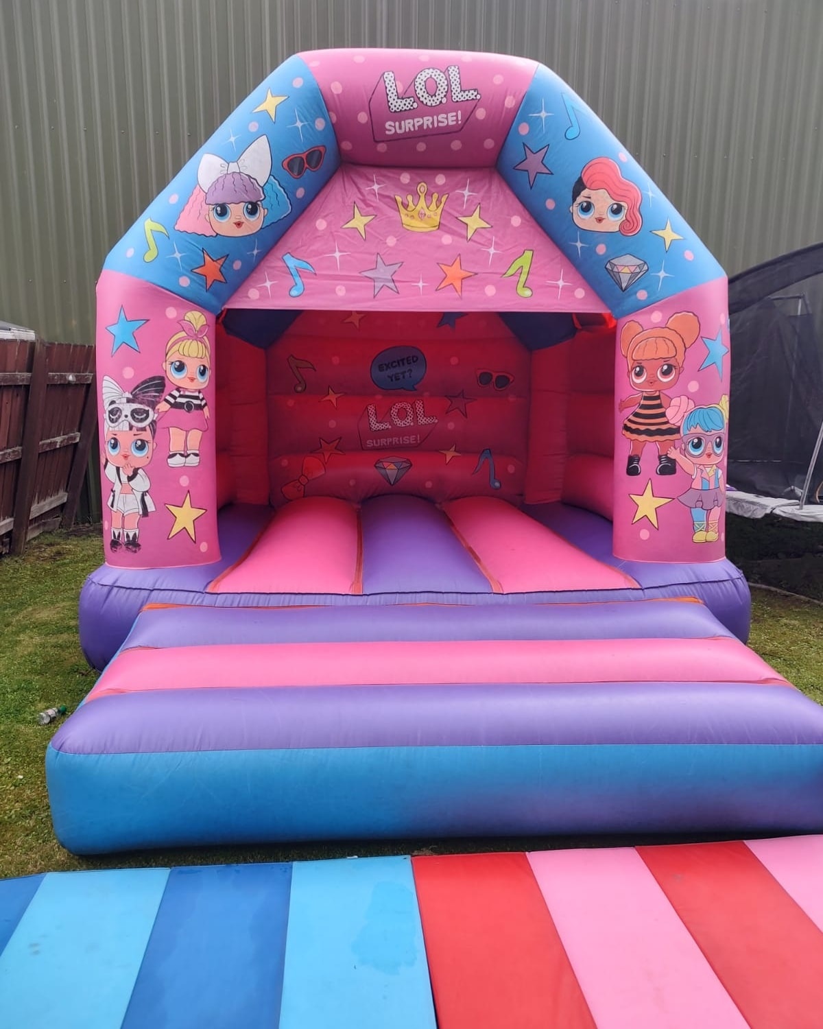 LOL themed bouncy castle